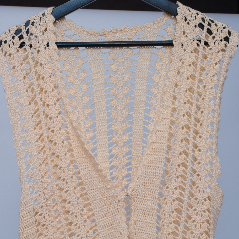 Boho Crochet Vest